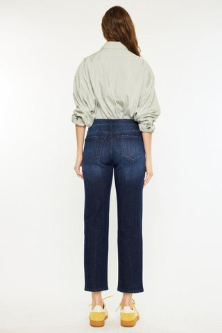 (PREORDER) KANCAN Drew Mid Rise Boyfriend Jeans - Simply Me Boutique