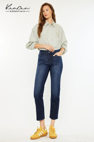 (PREORDER) KANCAN Drew Mid Rise Boyfriend Jeans - Simply Me Boutique