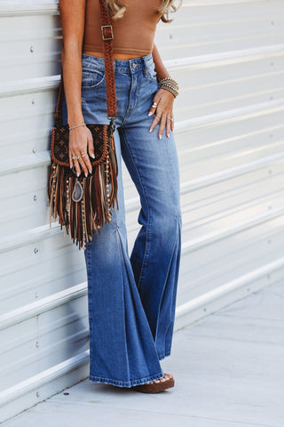 (PREORDER) KANCAN Eve High Rise Pleated Flare - Simply Me Boutique