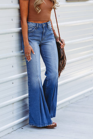 (PREORDER) KANCAN Eve High Rise Pleated Flare - Simply Me Boutique