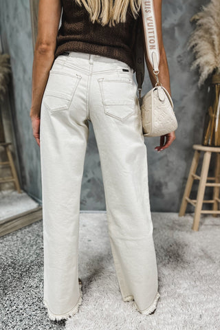 (PREORDER) KANCAN Gracie High Rise Wide Leg Jeans - Simply Me Boutique