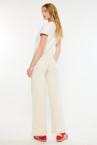 (PREORDER) KANCAN Gracie High Rise Wide Leg Jeans - Simply Me Boutique