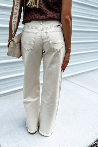 (PREORDER) KANCAN Gracie High Rise Wide Leg Jeans - Simply Me Boutique