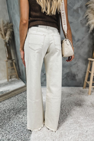 (PREORDER) KANCAN Gracie High Rise Wide Leg Jeans - Simply Me Boutique