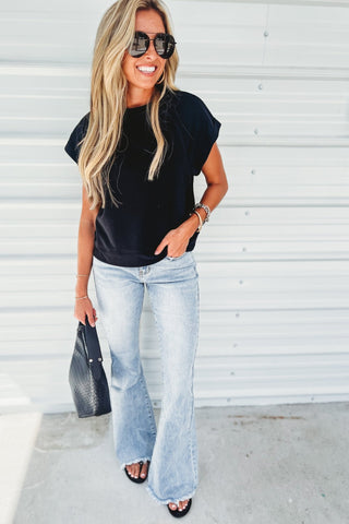 (PREORDER) KANCAN Jasmine High Rise Flare Jeans - Simply Me Boutique