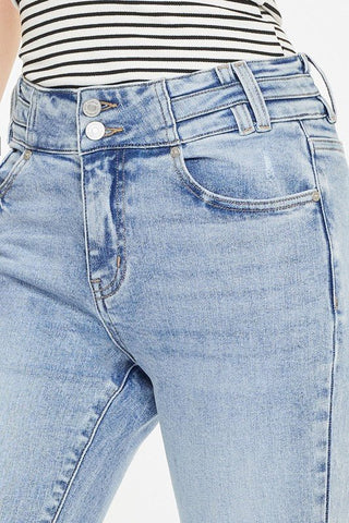 (PREORDER) KANCAN Jasmine High Rise Flare Jeans - Simply Me Boutique