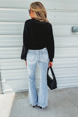 (PREORDER) KANCAN Jasmine High Rise Flare Jeans - Simply Me Boutique