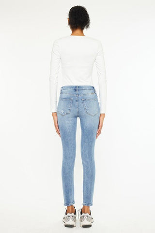 (PREORDER) KANCAN Kira Mid Rise V Shape Ankle Skinny - Simply Me Boutique
