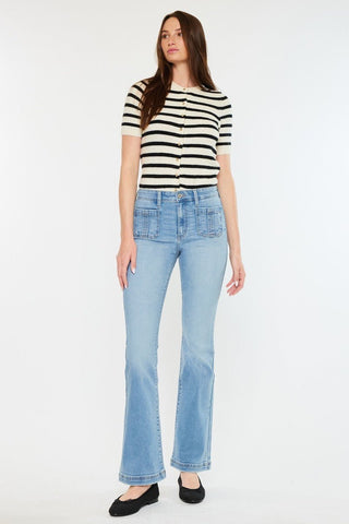 (PREORDER) KANCAN Lexi High Rise Bootcut Jeans - Simply Me Boutique