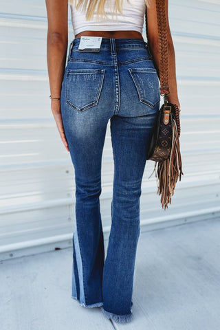 (PREORDER) KANCAN Mabel High Rise Flare Jeans - Simply Me Boutique