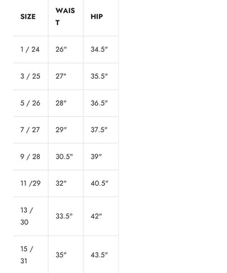 (PREORDER) KANCAN Melissa High Rise Slim Straight Leg Jeans - Simply Me Boutique