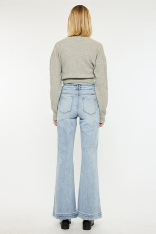(PREORDER) KANCAN Meredith High Rise Slim Flare Jeans - Simply Me Boutique