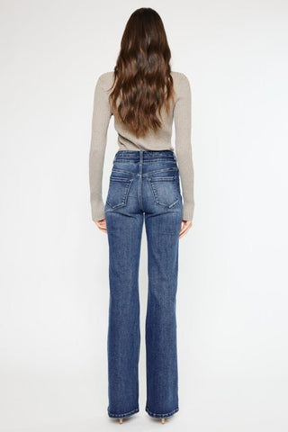 (PREORDER) KANCAN Onyx High Rise Wide Flare Jeans - Simply Me Boutique