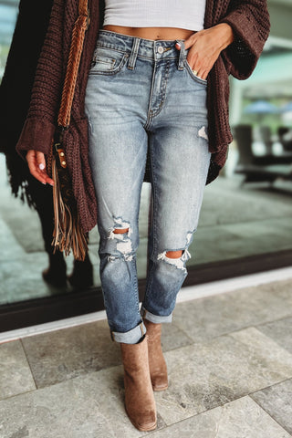 (PREORDER) KANCAN Road Trip Boyfriend Fit Jeans - Simply Me Boutique