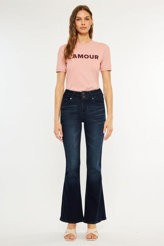 (PREORDER) KANCAN Vida High Rise Flare Jeans - Simply Me Boutique