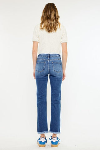 (PREORDER) KANCAN Wren High Rise Slim Straight Leg Jeans - Simply Me Boutique