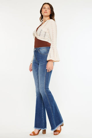(PREORDER SHIPS 10 DAYS) KANCAN Andi High Rise Curvy Flare Jeans - Simply Me Boutique