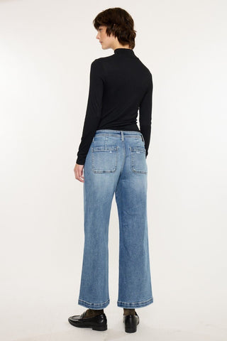 (PREORDER SHIPS 10 DAYS) KANCAN Aspen Mid Rise Crop Jeans - Simply Me Boutique