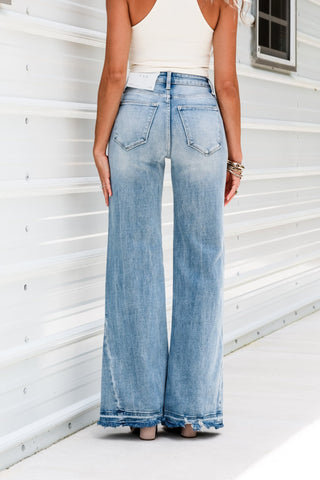 (PREORDER SHIPS 10 DAYS) PETRA153 Paige High Rise Wide Leg Jeans - Simply Me Boutique