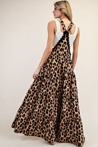 PREORDER (Ships April) Free Spirit Cheetah Overalls - Simply Me Boutique