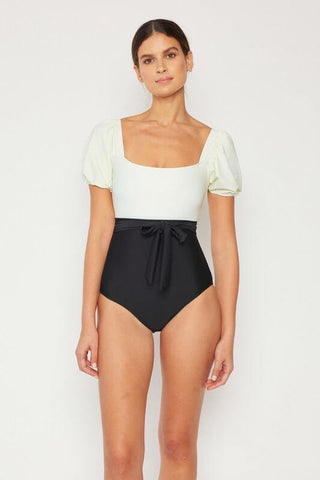 Puff Sleeve One Piece Swimsuit - Simply Me Boutique