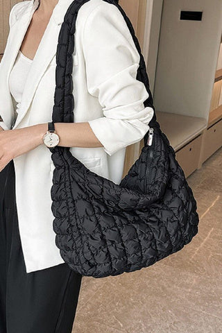 Puffy Quilted Crossbody/Shoulder Bag - Simply Me Boutique