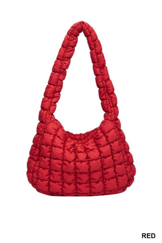 *Puffy Quilted Crossbody/Shoulder Bag - Simply Me Boutique