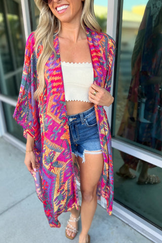 Radiant Horizon Kimono - Simply Me Boutique