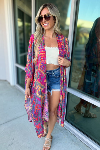 Radiant Horizon Kimono - Simply Me Boutique