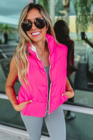 Reversible Aspen Nights Puffer Vest - Simply Me Boutique