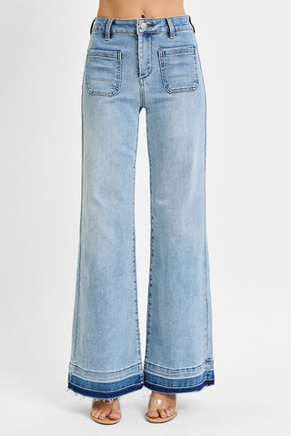 RISEN Reagan High Rise Wide Leg Jeans - Simply Me Boutique