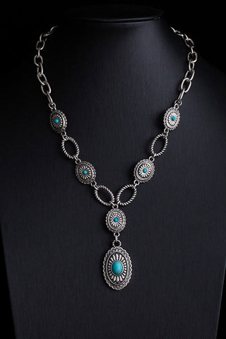 Santa Fe Turquoise Skies Necklace - Simply Me Boutique