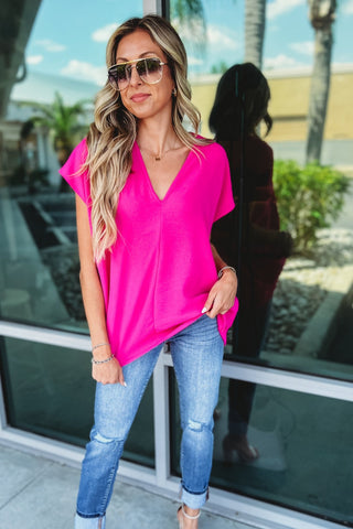 Say You Swear V Neck Top 3 Colors! - Simply Me Boutique