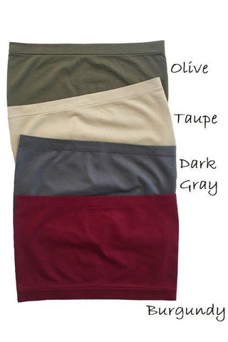 Seamless Bandeau 4 COLORS! - Simply Me Boutique