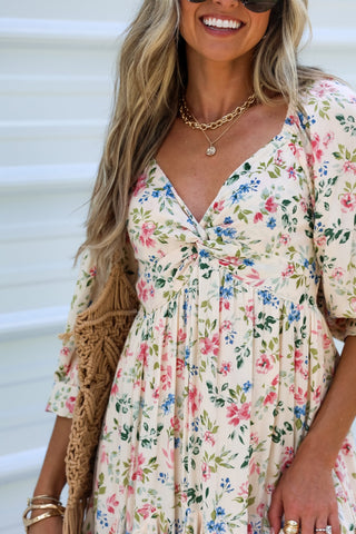 Secret Garden Floral Dress - Simply Me Boutique