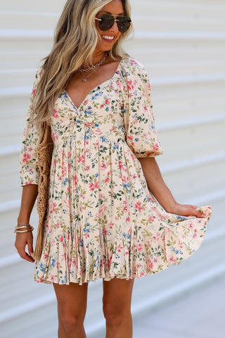 Secret Garden Floral Dress - Simply Me Boutique