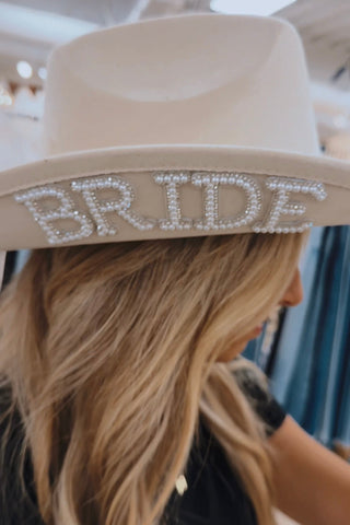 (SHIPS 2/3) Bride Veil Cowboy Hat - Simply Me Boutique