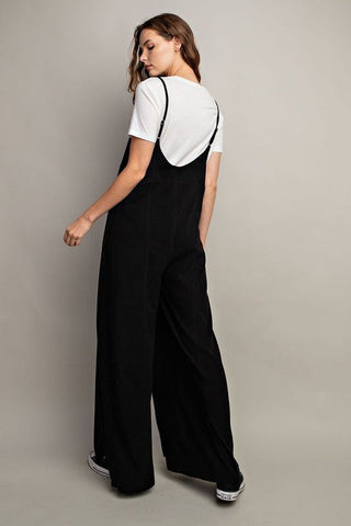 (SHIPS 2/3) Desert Moon Black Jumpsuit - Simply Me Boutique