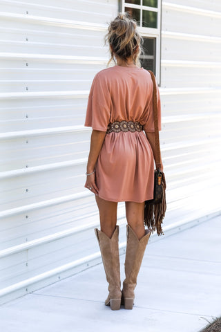 (SHIPS 4/2) Nashville Oversized Graphic Shirt Dress - Simply Me Boutique