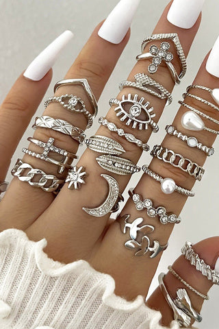 Silver Boho Shine Stack - Simply Me Boutique