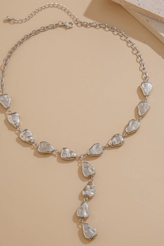 Silver Drop Necklace - Simply Me Boutique