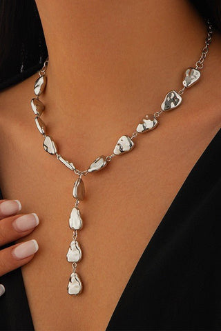 Silver Drop Necklace - Simply Me Boutique