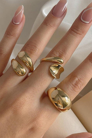 (SILVER & GOLD) 3 piece Open Ring Sets - Simply Me Boutique