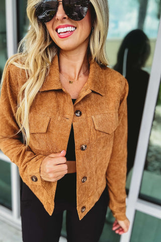 So Long Summer Black Corduroy Jacket - Simply Me Boutique