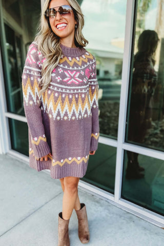 Spare My Heart Sweater Dress - Simply Me Boutique