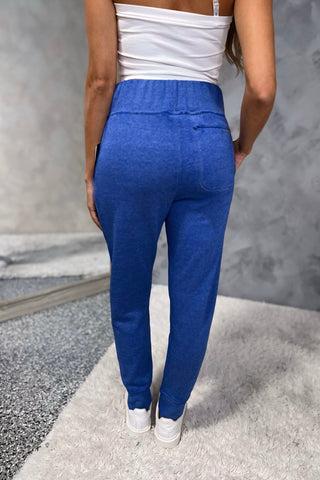 Sporty Life Blue Fleece Pants - Simply Me Boutique