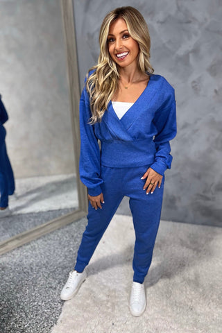 Sporty Life Blue Fleece Pants - Simply Me Boutique