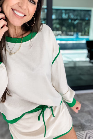 Sporty Luxe Pullover - Simply Me Boutique