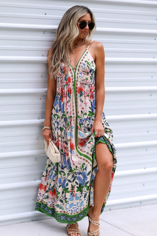 Spring Mosaic Maxi Dress - Simply Me Boutique