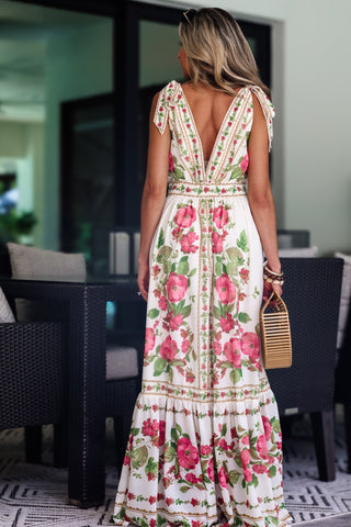 Springtime Serenade Floral Maxi Dress - Simply Me Boutique